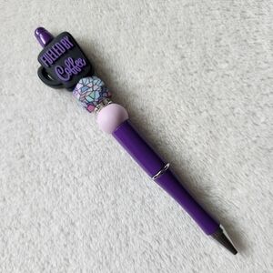 Purple Fueled by Coffee Pen